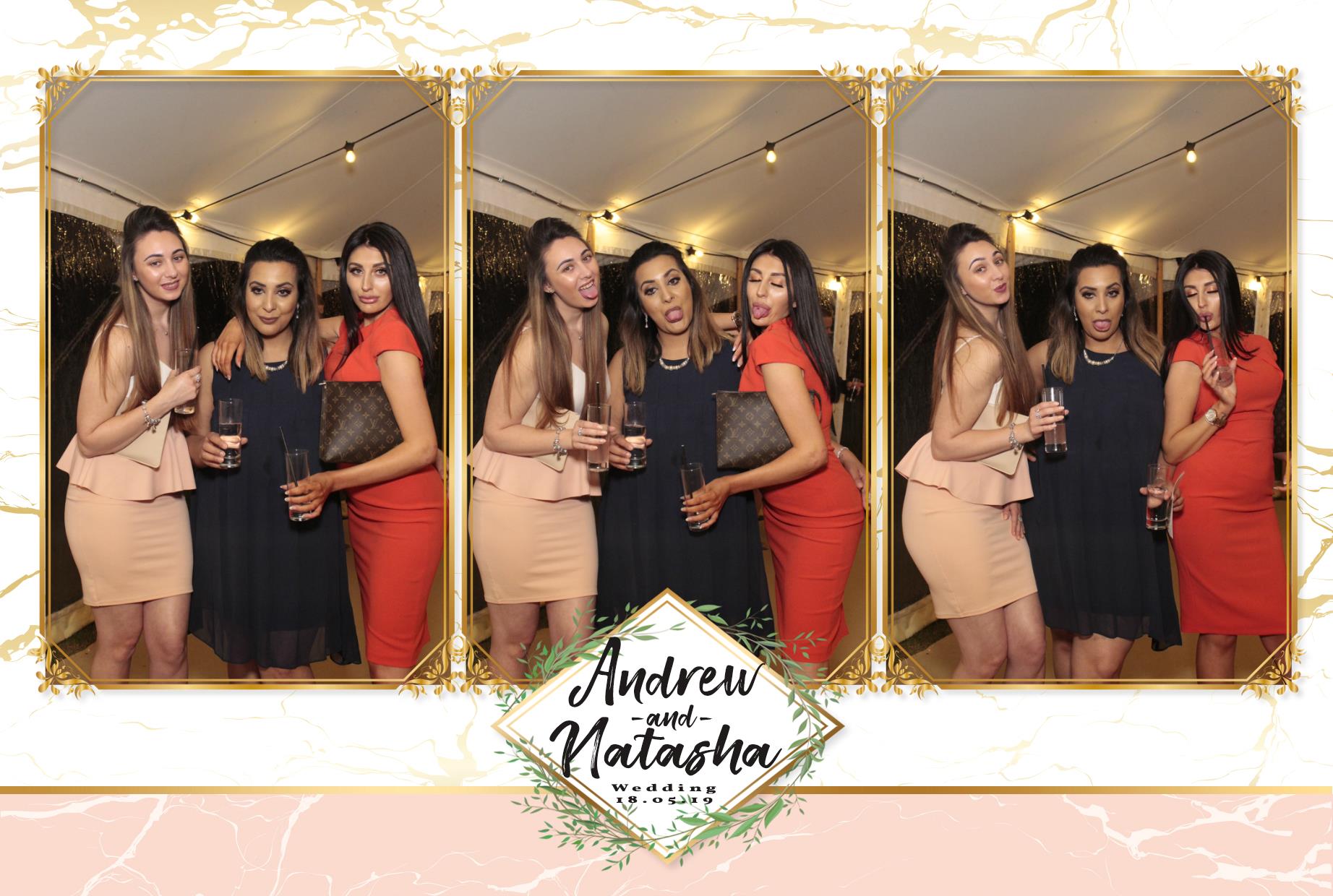 Andrew & Natasha's Wedding  | View more photos from the event at gallery.myphotoboothexperience.co.uk/u/MyPhotoBoothExperienceLtd/Andrew-Natashas-Wedding